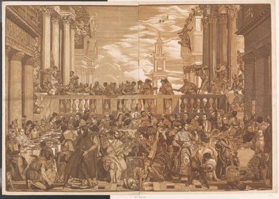 Bryllup i Cana Kunstverk av venetianske mestere (serietittel) Opera selectora (serietittel) av John Baptist Jackson