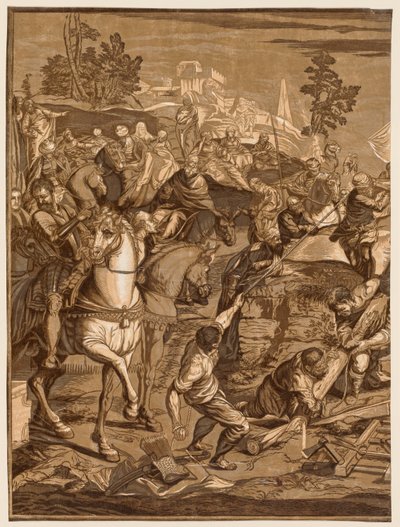 Korsfestelse, 1741. av John Baptist Jackson
