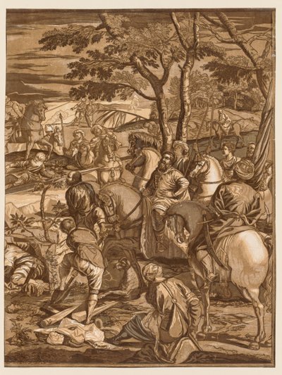 Korsfestelse, 1741. av John Baptist Jackson