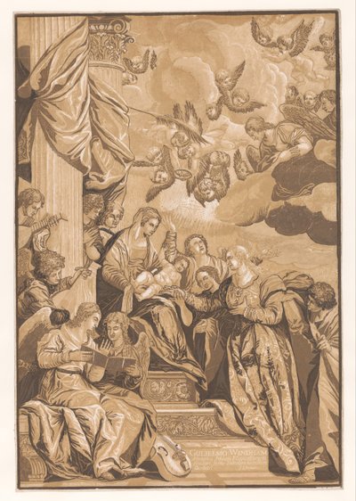 Ekteskap med Saint Catherine Kunstverk av venetianske mestere (serietittel) Opera selectiora (serietittel) av John Baptist Jackson