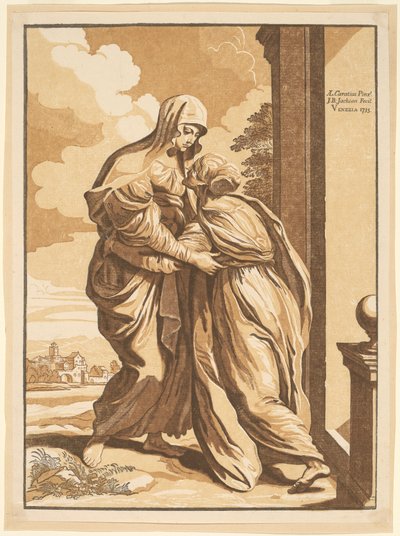 Besøket av John Baptist Jackson, after Annibale Carracci
