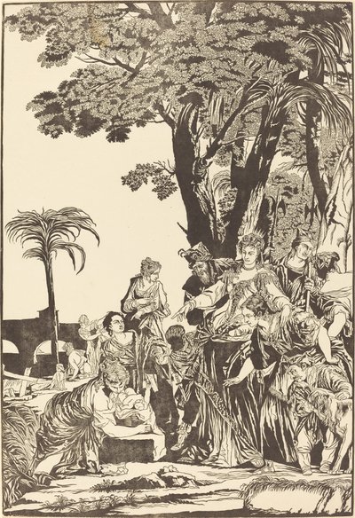 Funnet av Moses av John Baptist Jackson after Veronese