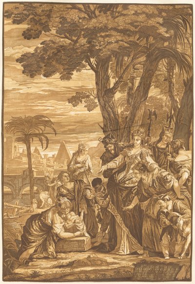 Funnet av Moses av John Baptist Jackson after Veronese