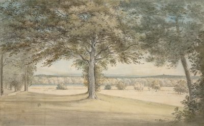 Kirtlington Park, 9. oktober 1783 av John Baptist Malchair