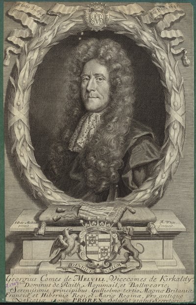 Portrett av George Melville, jarl av Melville av John Baptist de Medina