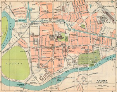 Chester, 1900-tallet av John Bartholomew