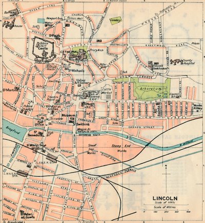Lincoln, 1900-tallet av John Bartholomew