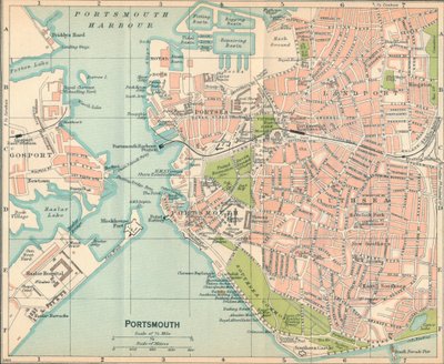 Portsmouth, 1900-tallet av John Bartholomew