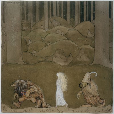 Prinsesse og troll av John Bauer