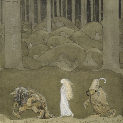 Prinsessen og trollene av John Bauer