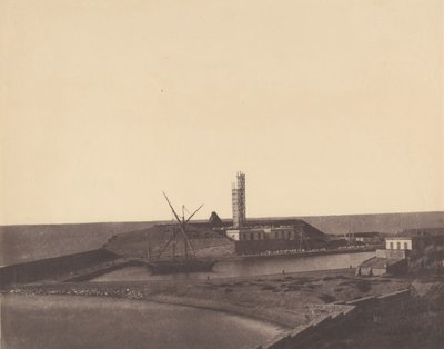 Båt i havn, Algerie, 1853-54. av John Beasley Greene
