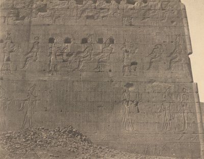 Edfu-skulpturer og inskripsjoner på orientalsk ansikt av John Beasley Greene