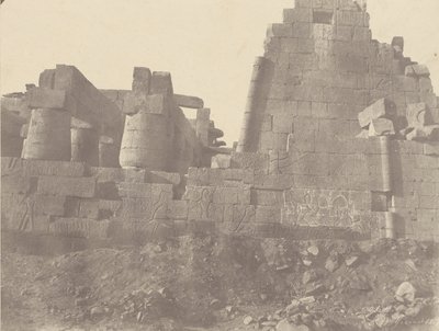 Karnac, Hypostyle Hall, North Wall, Exterior Face, N ° 1 bis av John Beasly Greene