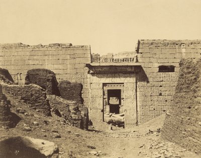 Medinet-Habu, Ramses Méïamoun-palasset, inngangen til Den andre domstolen av John Beasly Greene