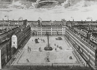 Lincolns Inn New Square, ca. 1725 av John Bowles