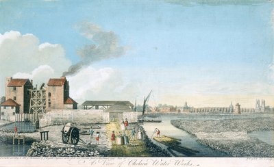 A View of Chelsea Water Works, 1750 av John Boydell
