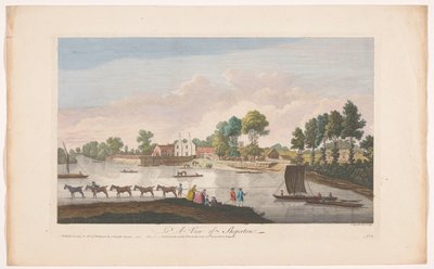 Utsikt over landsbyen Shepperton Utsikt over Shepperton (tittel på objekt) av John Boydell