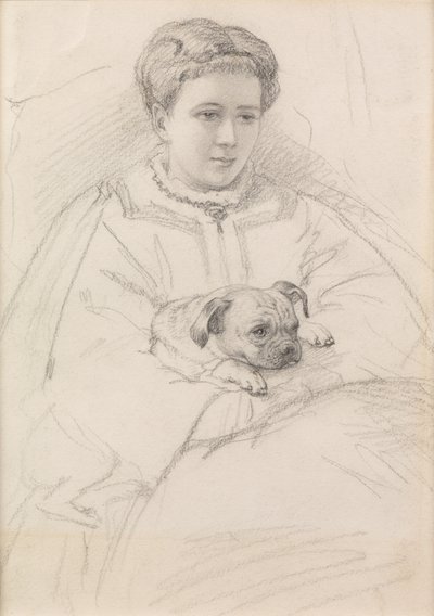 Georgina Weldon (blyant) av John Brett