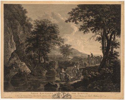 Filip som døper evnukken, 1772. av John Browne