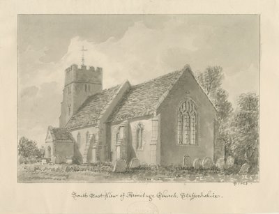 Armitage Church: sepia-tegning av John Buckler