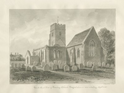 Armitage Church: sepia-tegning av John Buckler