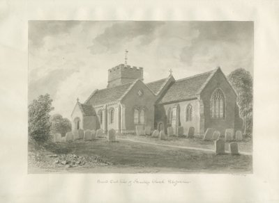 Armitage Church: sepia-tegning, 1823 av John Buckler