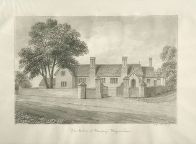 Armitage School: sepia-tegning av John Buckler