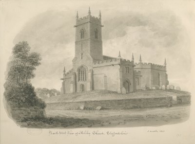 Ashley Church: sepia-tegning av John Buckler
