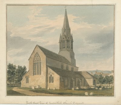 Cornwall - Lostwithiel kirke av John Buckler
