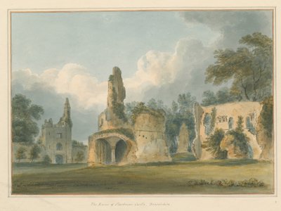 Dorset - Sherborne - Ruins of Castle, 1802 av John Buckler