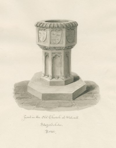 Font i Walsall Church [