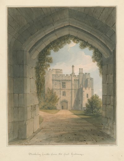 Gloucestershire - Berkeley Castle, 1823 av John Buckler