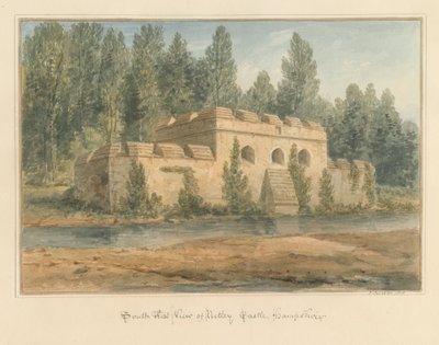 Hampshire - Netley Castle, 1828 av John Buckler