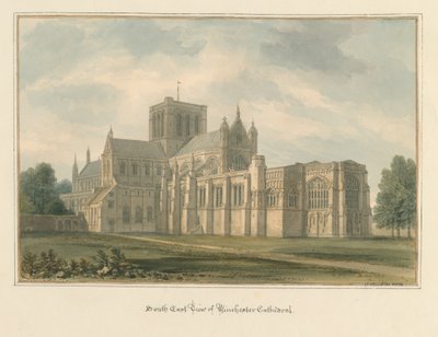 Hampshire - Winchester Cathedral, 1824 av John Buckler