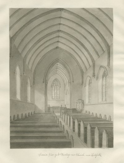 Lichfield - Interior of Christ Church [New Church