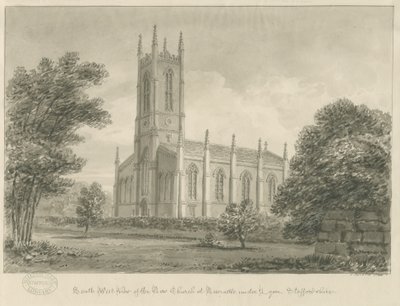 Newcastle-under-Lyme - "St. George"s av John Buckler