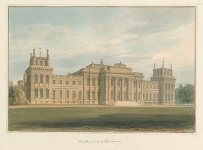 Oxfordshire - Blenheim [Palace], 1812 av John Buckler