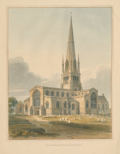 Oxfordshire - Witney kirke av John Buckler
