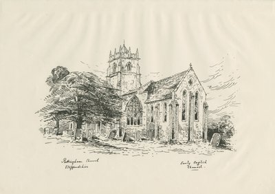 Pattingham Church: ?zincograph, nd [?19th cent] (trykk) av John Buckler