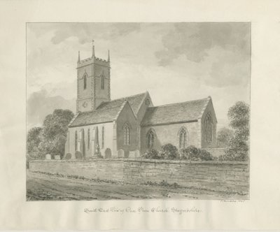 Penn Church: sepia-tegning av John Buckler