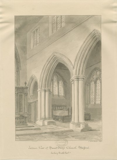 Stafford - Interiør av St. Mary