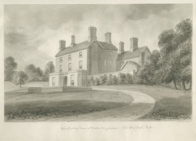 Standon - prestegård til pastor Joseph Salt: sepia-tegning av John Buckler