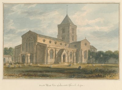Sussex - Arundel kirke, 1804 av John Buckler