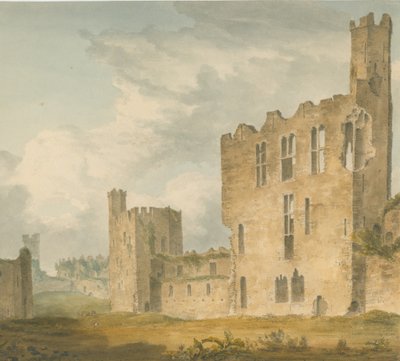 Wales - Carnarvonshire - Conway Castle, 1800 av John Buckler