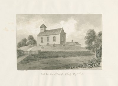 Wigginton Church: sepia-tegning, 1848 av John Buckler