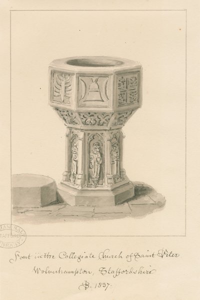 Wolverhampton - Font i St. Peter