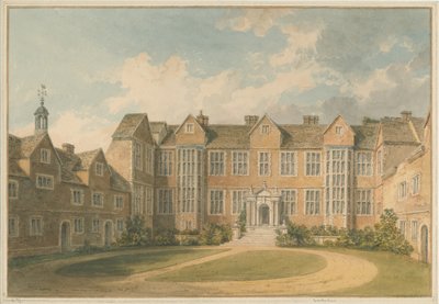 Yorkshire - York - Heslington House Interiør, 1818 av John Buckler