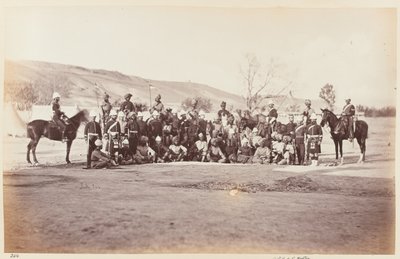 ?Assisterende generaladjutant med prost-marskalk og stab?, 1879 ca. av John Burke