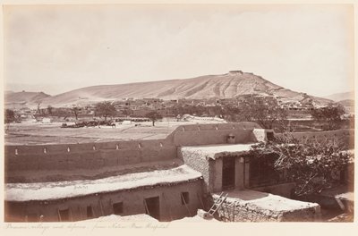 Bemaru landsby og forsvar fra innfødt basesykehus, 1879 av John Burke