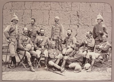 Britiske offiserer for dronningens egne guider av John Burke